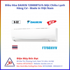 Điều hòa Daikin 18000BTU 1 chiều FTF50XV1V Điều hòa Daikin 18000BTU 1 chiều FTF50XV1V